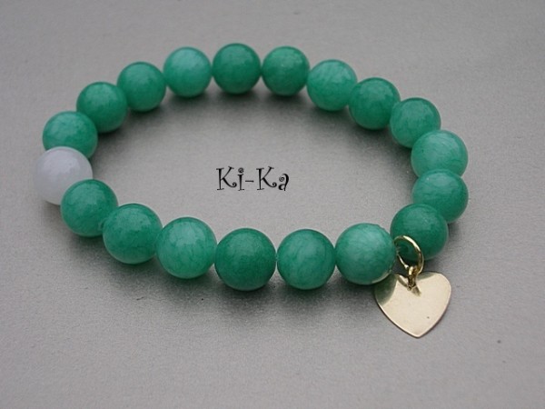 MINT AND GOLD - BRANSOLETKA