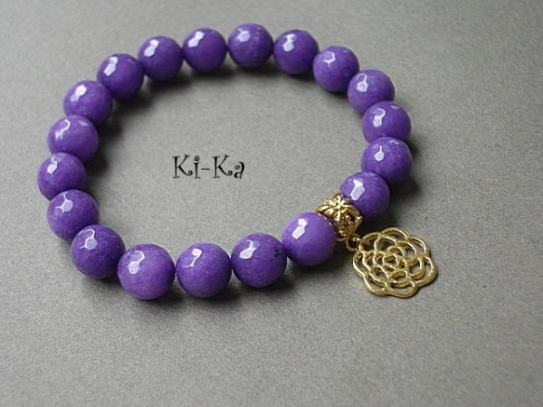 VIOLET AND BEIGE 1 - BRANSOLETKA