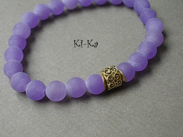 VIOLET AND BEIGE 3 - BRANSOLETKA