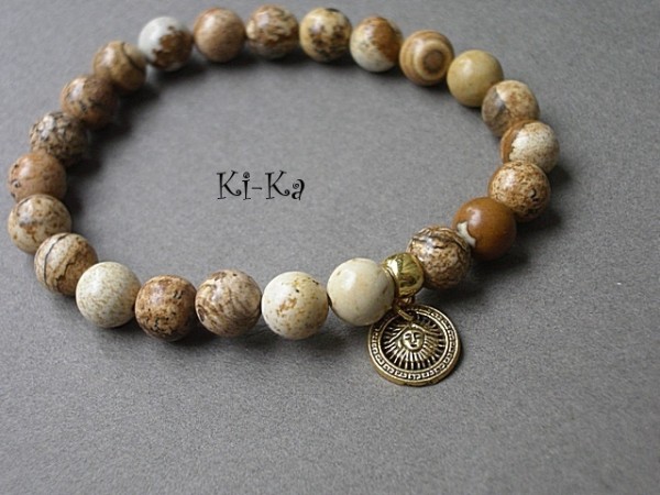 VIOLET AND BEIGE 5 - BRANSOLETKA