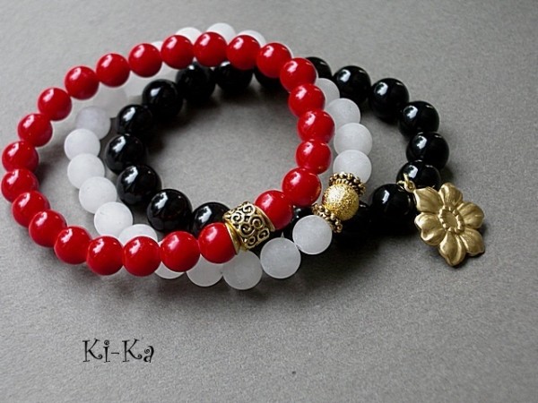 BLACK, RED, WHITE - BRANSOLETKI