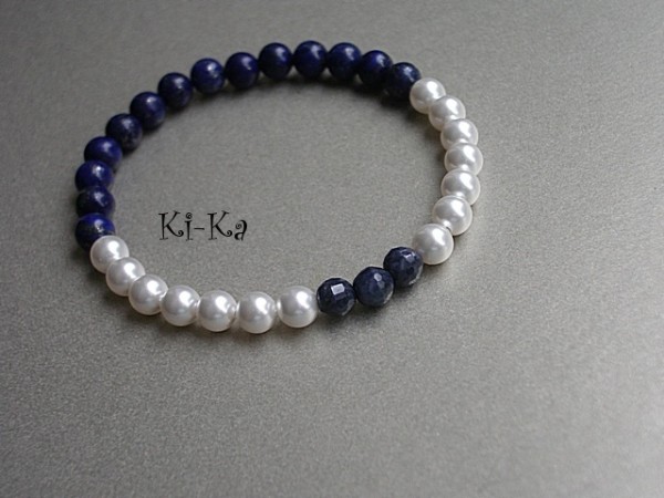 MARYNARSKA 3 /szafiry, perły, lapis lazuli/