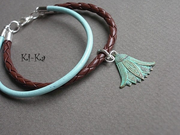 BLUE AND BROWN