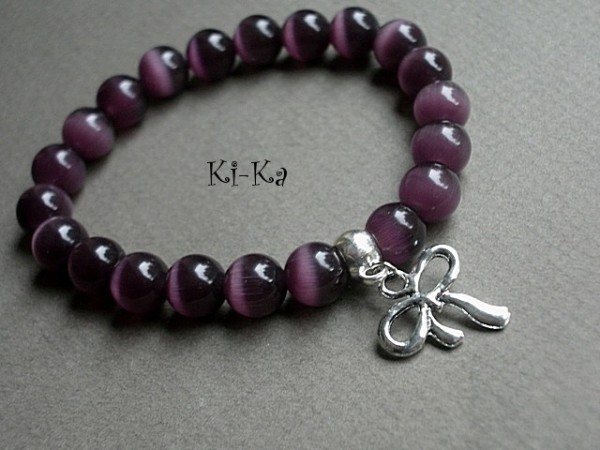 BLACKBERRY AND GREY 2  - BRANSOLETKA