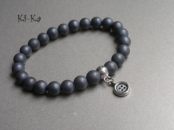 GREY AND PINK - BRANSLETKA
