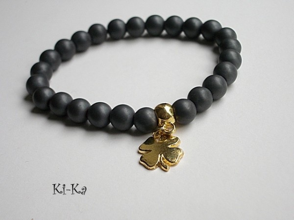 HEMATITE MATT - BRANSOLETKA