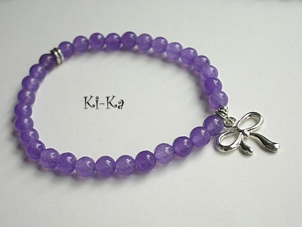 VIOLET AND WHIE 2 - BRANSOLETKA