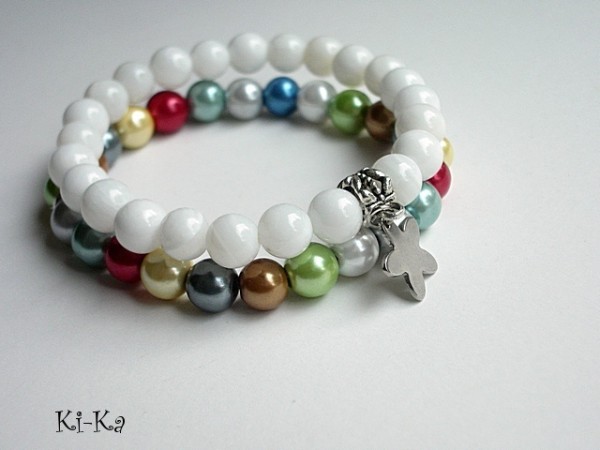 DUO - HEMATITE MIX AND WHITE