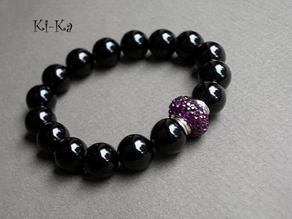 VIOLET,GREEN AND BLACK 2 - BRANSOLETKA