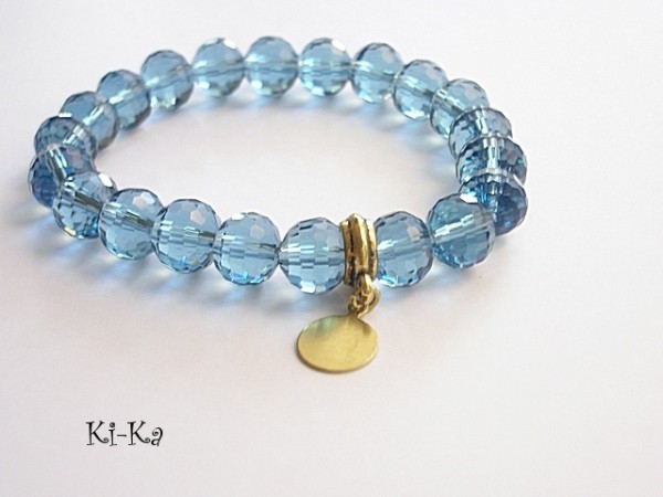 DARK BLUE AND GOLD 4 - BRANSOLETKA