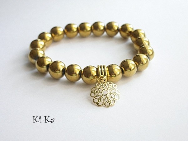 TURQUOISE,VIOLET AND GOLD 1 - BRANSOLETKA