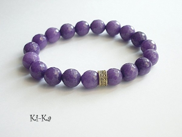 TURQUOISE,VIOLET AND GOLD 2 - BRANSOLETKA