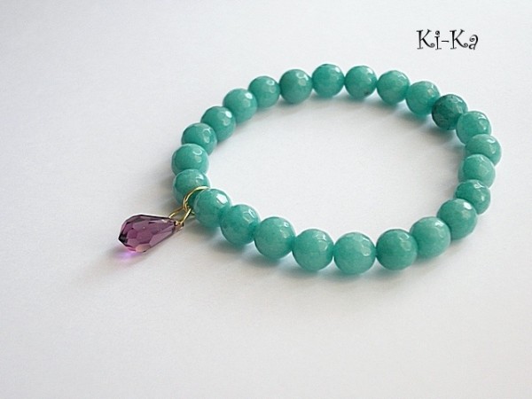 TURQUOISE,VIOLET AND GOLD 3 - BRANSOLETKA