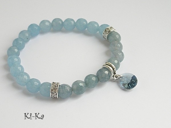 BLUE JEANS SWAROVSKI - BRANSOLETKA