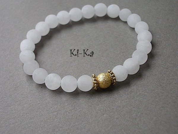 TRIO-WHITE - BRANSOLETKA