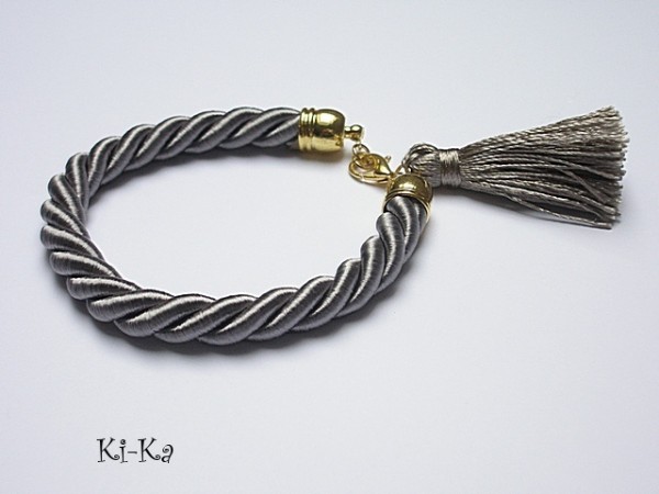 SILVER,GOLD AND GREY 4 - BRANSOLETKA