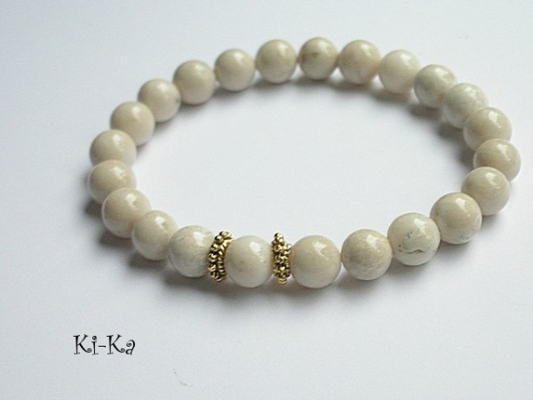 ECRU,GREY AND GOLD 4 - BRANSOLETKA