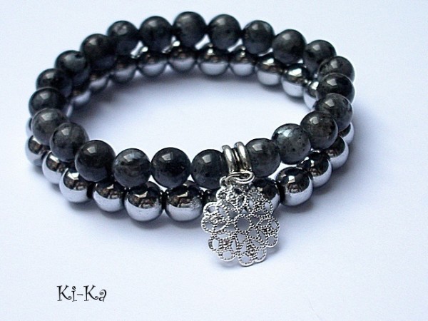 DUO - SILVER AND GREY