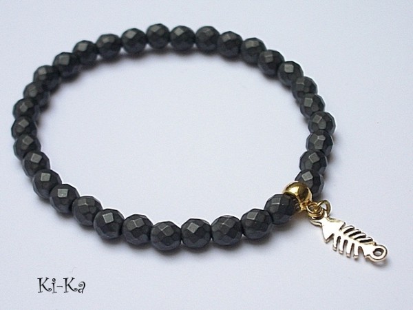 HEMATITE MATT - BRANSOLETKA