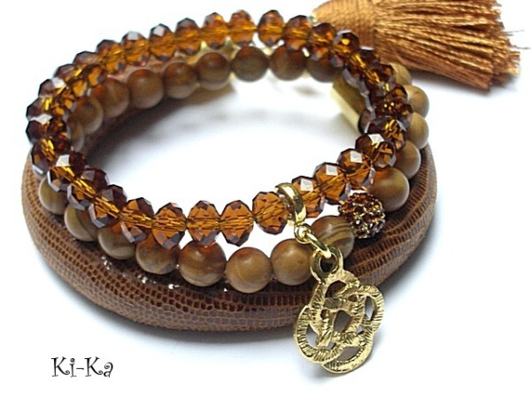 KONIAKOWY SET - BRANSOLETKI