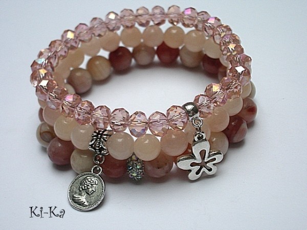 Peach and nude - set