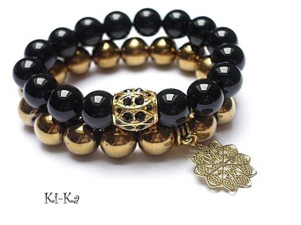DUO - black & gold