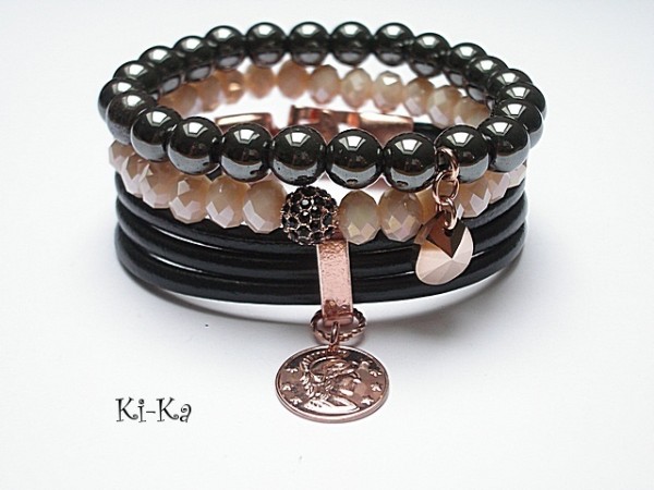 Nude & gold pink - set