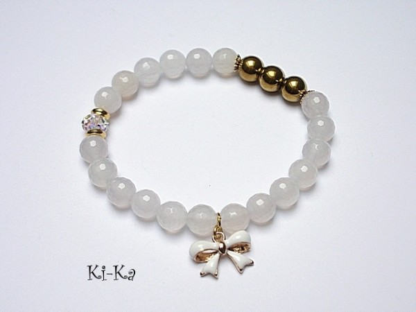 Pearl white - bransoletka