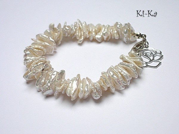 Perły Keishi- bransoletka