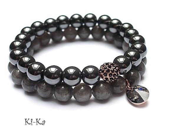 Grey and graphite duo