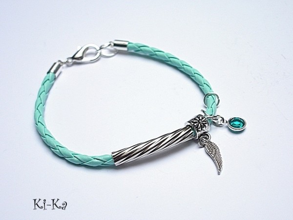 Mint blue - bransoletka