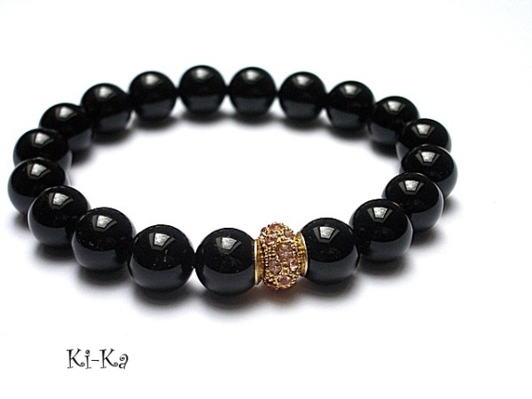 Glass black - bransoletka
