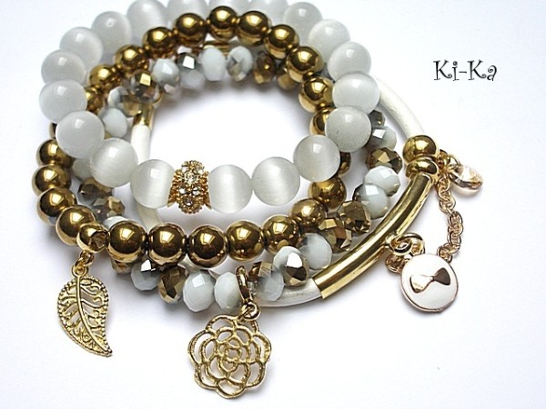 White and gold - set