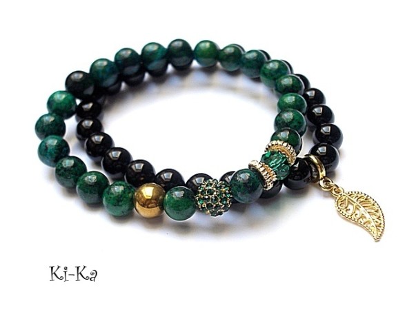 KOLEKCJA RICH -emerald & black duo