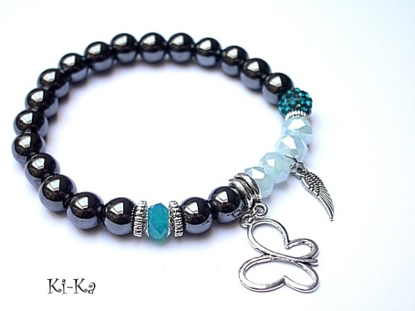 KOLEKCJA RICH - Blue butterfly