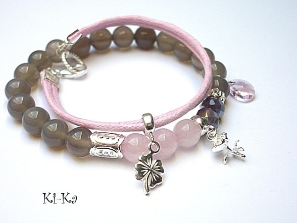 Alloys Collection - Grey and pink duo