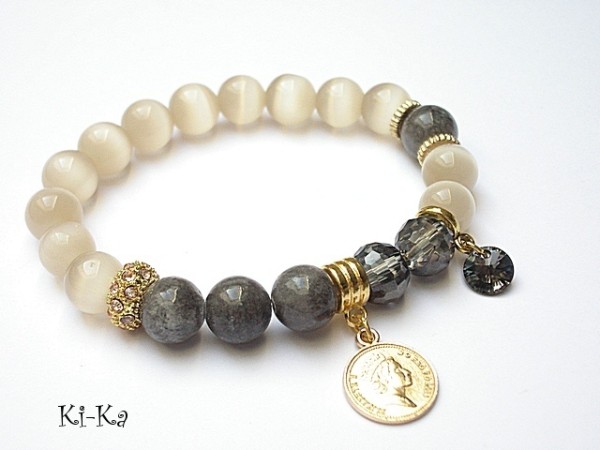 KOLEKCJA RICH - Champagne and grey