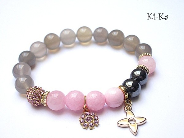 KOLEKCJA RICH - Grey and pink
