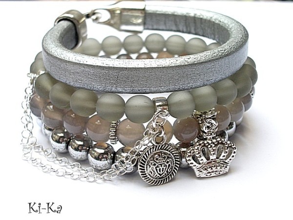Grey and silver - set
