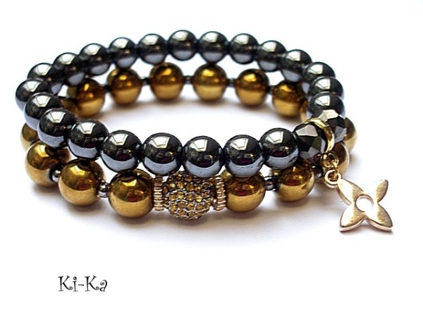DUO - Graphite and gold duo
