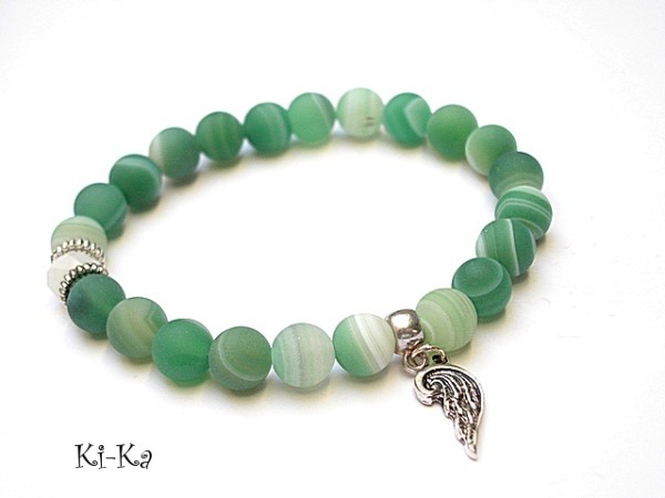 Green pastel - bransoletka