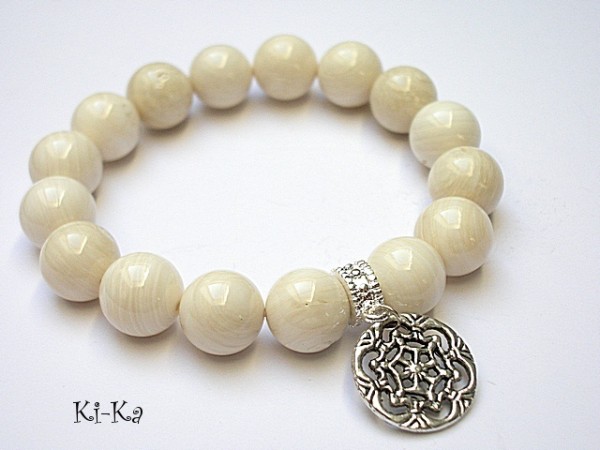 Marble ecru - bransoletka