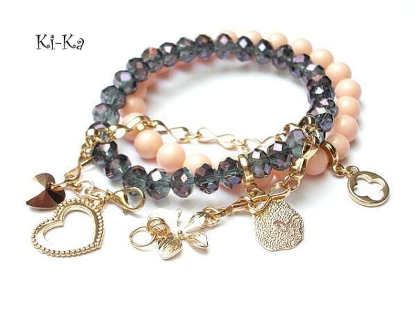  Nude and light violet set
