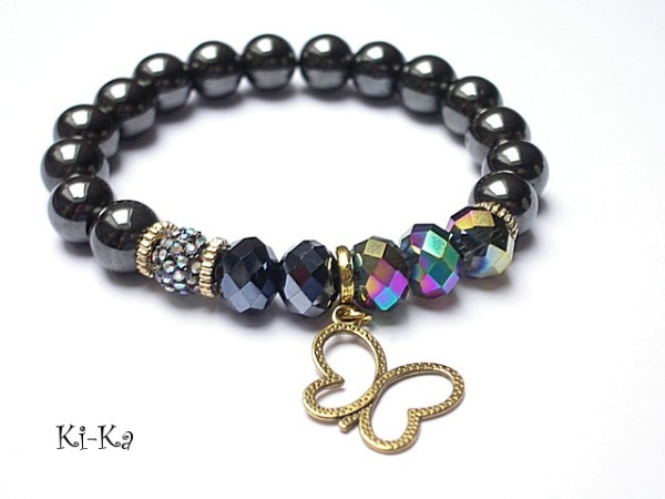Kolekcja Rich - Grey butterfly