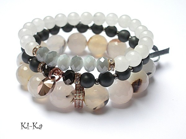 Graphite and white set