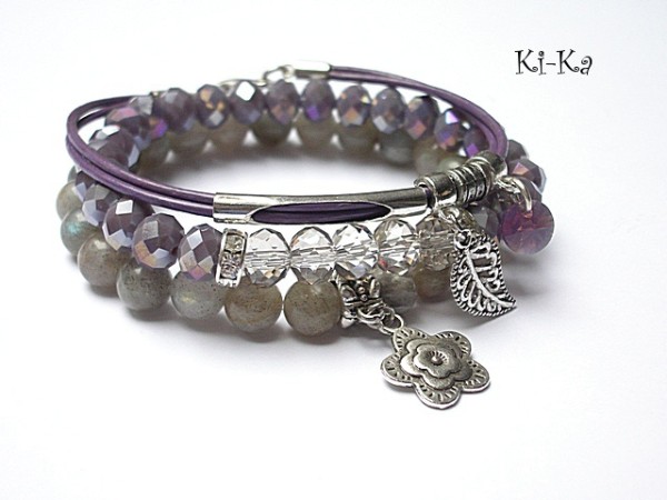 Violet and grey - set