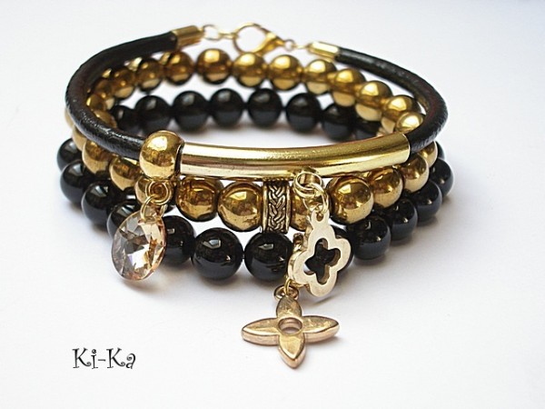 Black & gold- set