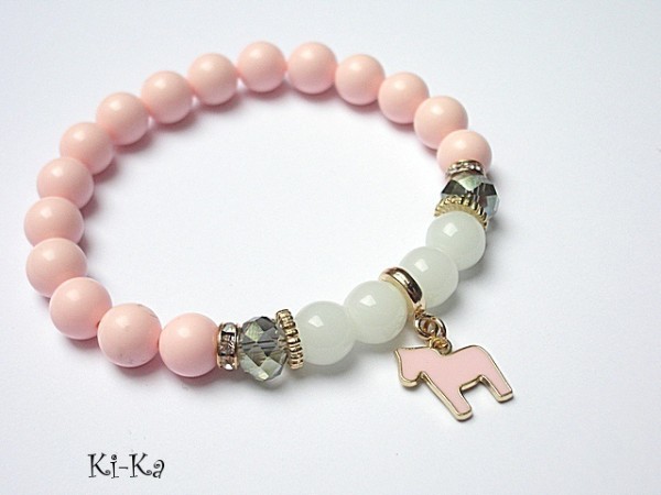 Pony pink - bransoletka