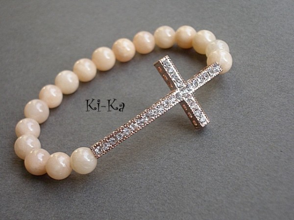CRUCIFIX PEACH