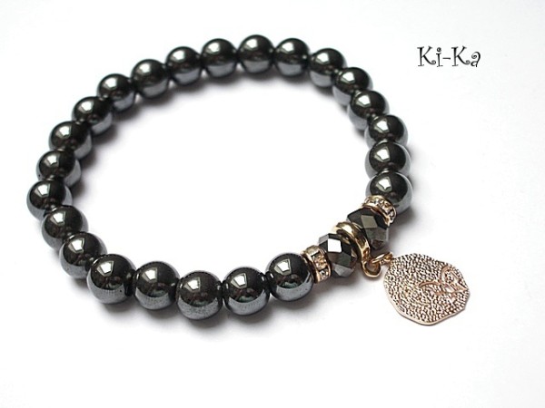 Graphite butterfly - bransoletka